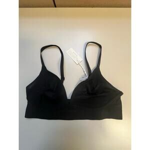 Aerie SMOOTHEZ Pull On Mesh Plunge Wireless Bra Sz small